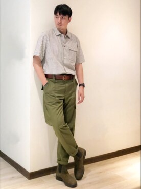 CLUB MONACOのアイテムを使ったメンズ人気ファッションコーディネート 