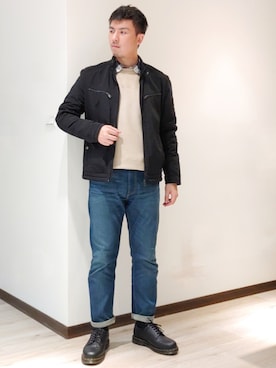 「H:CONNECT（エイチコネクト）のアイテム」を使った、mads Kaoさん（メンズ・178cm）の春コーディネート