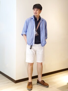 「roots（ルーツ）のアイテム」を使った、mads Kaoさん（メンズ・178cm）の春コーディネート