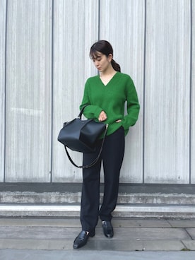 「ニット/セーター」｜RANDEBOO  OFFICIALさん（レディース・168cm）の秋コーディネート