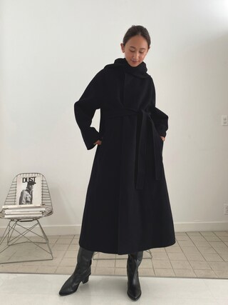 RANDEBOO（ランデブー）の「Muffler docking wool coat（その他
