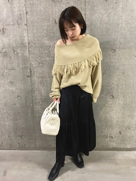 「RANDEBOO（ランデブー）のアイテム」を使った、RANDEBOO  OFFICIALさん（レディース・154cm）の夏コーディネート