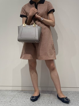 「& chouette（アンドシュエット）のアイテム（ハンドバッグ）」を使った、naoさん（レディース・148cm）の秋コーディネート
