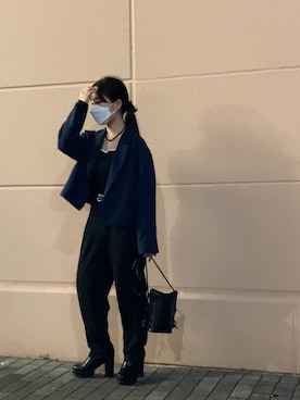 「Romansual（ロマンシュアル）のアイテム」を使った、Co.さん（レディース・155cm）の秋コーディネート