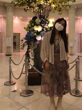 「Romansual（ロマンシュアル）のアイテム」を使った、Co.さん（レディース・155cm）の春コーディネート