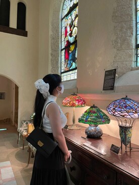 「Romansual（ロマンシュアル）のアイテム」を使った、Co.さん（レディース・155cm）の夏コーディネート