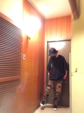 「AVIREX（アヴィレックス）のマルチ ファンクショナルパンツ/MULTIFUNCTIONAL PANTS（その他パンツ、その他）」を使った、貂-ten-さん（メンズ）の秋コーディネート