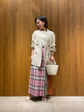 kei☺︎さん（レディース・152cm）の春コーディネート