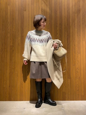 kei☺︎さん（レディース・152cm）の冬コーディネート