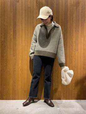 kei☺︎さん（レディース・152cm）の冬コーディネート