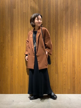 「LAPUIS（ラピュイ）のアイテム」を使った、kei☺︎さん（レディース・152cm）の秋コーディネート