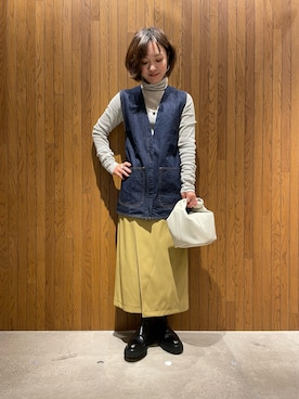 CURRENTAGEのベストを使った人気ファッションコーディネート - WEAR