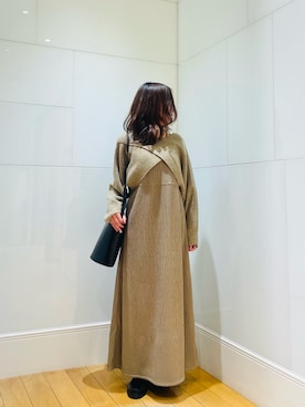 「チョコ色に染まれ」｜まどかさん（レディース・155cm）の冬コーディネート