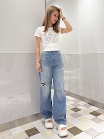 GYDA GY ビジューTシャツ GY bijou Tシャツ（Tシャツ/カットソー）｜GYDA（ジェイダ）の
