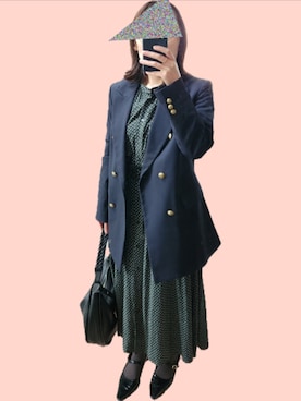 「EVOL（イーボル）のアイテム（パンプス）」を使った、uronさん（レディース・151cm）の秋コーディネート