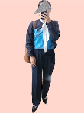「EVOL（イーボル）のアイテム」を使った、uronさん（骨格ウェーブ・レディース・151cm）の秋コーディネート