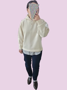 「SMELLY（スメリー）のアイテム」を使った、uronさん（骨格ウェーブ・レディース・151cm）の冬コーディネート