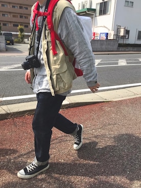 「岡本太郎」｜gomashiopunchさん（メンズ・175cm）の秋コーディネート