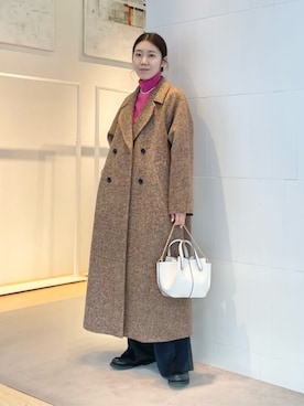 「MACPHEE（マカフィー）のアイテム」を使った、Sato_TOMORROWLANDさん（レディース・162cm）の冬コーディネート