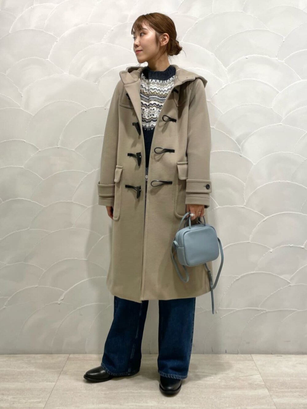 MACPHEE（マカフィー）の「ウールジャカード クルーネックプルオーバー