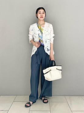 「manipuri（マニプリ）のアイテム」を使った、Sato_TOMORROWLANDさん（レディース・162cm）の夏コーディネート