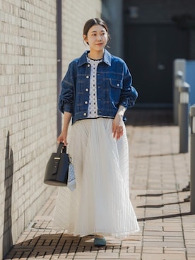 「PHILIPPE AUDIBERT（フィリップ オーディベール）のアイテム」を使った、Sato_TOMORROWLANDさん（レディース・162cm）の春コーディネート