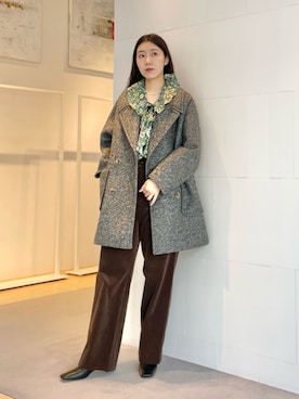 Sato_TOMORROWLANDさん（レディース・162cm）の冬コーディネート