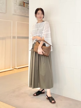 Sato_TOMORROWLANDさん（レディース・162cm）の夏コーディネート