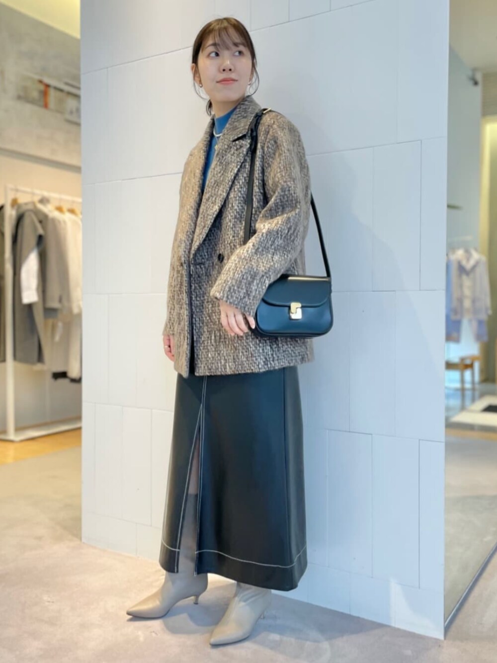 MACPHEE モヘヤミックスシャギー ダブルブレストジャケット サイズ36 MACPHEE（マカフィー）の「モヘヤミックスシャギー ダブルブレスト