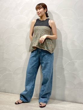 Sato_TOMORROWLANDさん（レディース・162cm）の夏コーディネート