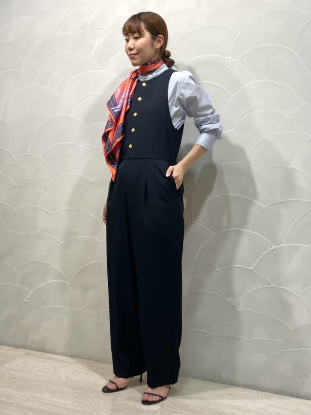 GALERIE VIE ❤︎コットンタイプライター カットオフフリルシャツ