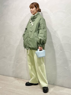 「MACPHEE（マカフィー）のアイテム（その他アウター）」を使った、Sato_TOMORROWLANDさん（レディース・162cm）の冬コーディネート