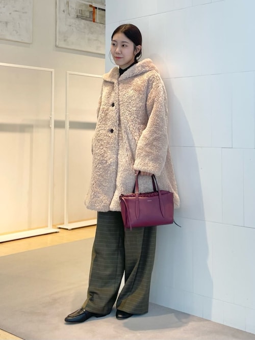 TOMORROWLAND collection コート アウター テディファー フーデッド