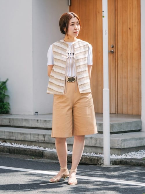 tシャツ Les Petits Basics Happy Coincidence ハーフスリーブプルオーバー レディース TOMORROWLAND｜Les Petits Basics Happy Coincidence ハーフ
