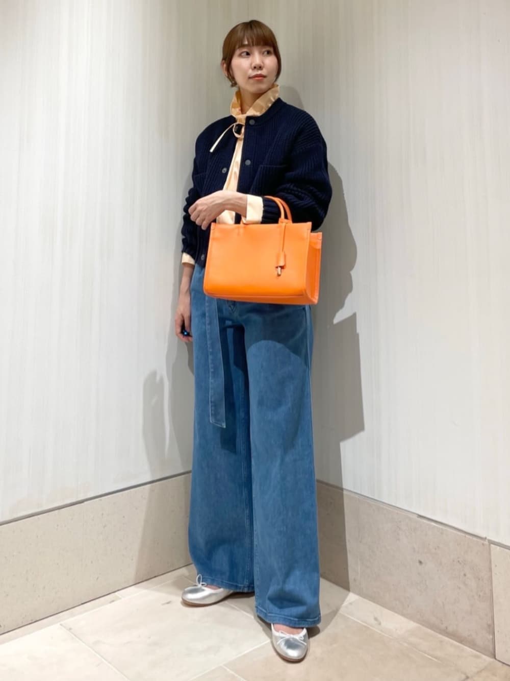 DES PRES（デ・プレ）の「フレッシュブルーデニム ベルテッド