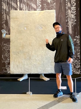 「NEW ERA（ニューエラ）のアイテム（ジャケット/アウター）」を使った、ゆうしゃさん（メンズ・178cm）の秋コーディネート