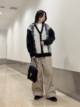 「tk.TAKEO KIKUCHI（ティーケータケオキクチ）のアイテム（その他パンツ）」を使った、れなさん（レディース・163cm）の秋コーディネート