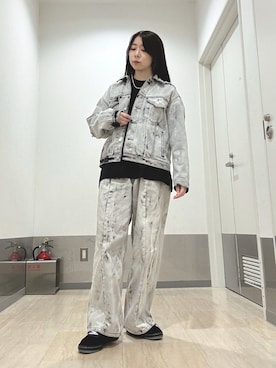 「tk.TAKEO KIKUCHI（ティーケータケオキクチ）のアイテム（ジャケット/アウター）」を使った、れなさん（レディース・163cm）の春コーディネート