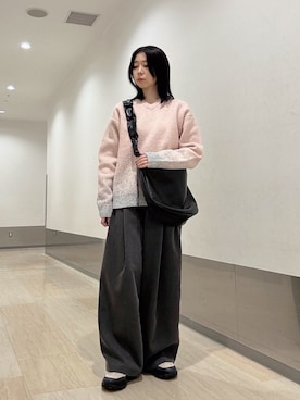 「グラデーションニット」｜れなさん（レディース・163cm）の秋コーディネート