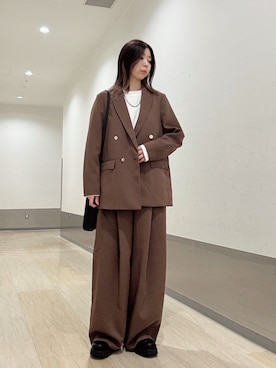 「tk.TAKEO KIKUCHI（ティーケータケオキクチ）のアイテム（アクセサリー）」を使った、れなさん（レディース・163cm）の夏コーディネート