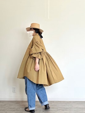 「pongee（ポンジー）のアイテム」を使った、harmaacoさん（レディース・158cm）の夏コーディネート