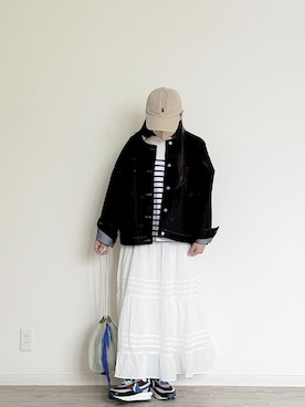 「pongee（ポンジー）のアイテム」を使った、harmaacoさん（レディース・158cm）の春コーディネート