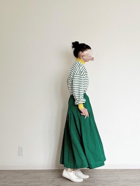 「COCOMOMO（ココモモ）のアイテム」を使った、harmaacoさん（レディース・158cm）の夏コーディネート