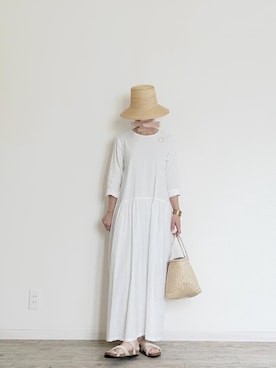 「dosa（ドーサ）のアイテム」を使った、harmaacoさん（レディース・158cm）の夏コーディネート