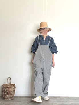 「pongee（ポンジー）のアイテム」を使った、harmaacoさん（レディース・158cm）の夏コーディネート