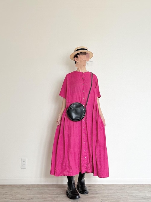 nest Robe ネイビー/ピンク ワンピース F LOVELY PINK COLOR ! | ONLINE SHOP | nest Robe Shop Blog