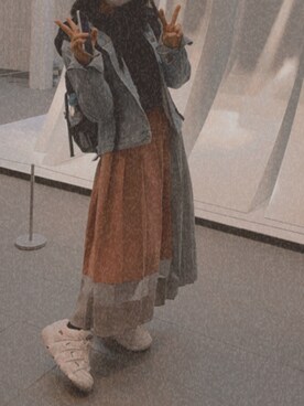 「H&M（エイチ・アンド・エム）のアイテム（パーカー）」を使った、cohk512さん（レディース・150cm）の秋コーディネート