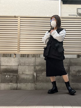 文さん（レディース・150cm）の春コーディネート