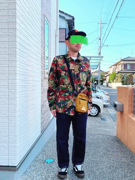 「ごきげんウィーク」｜「アイテム（ミリタリージャケット）」を使った、ゾエGTOさん（メンズ・170cm）の春コーディネート