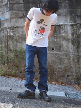 「Big John（ビッグジョン）のアイテム」を使った、ky04ky04さん（メンズ・167cm）の夏コーディネート